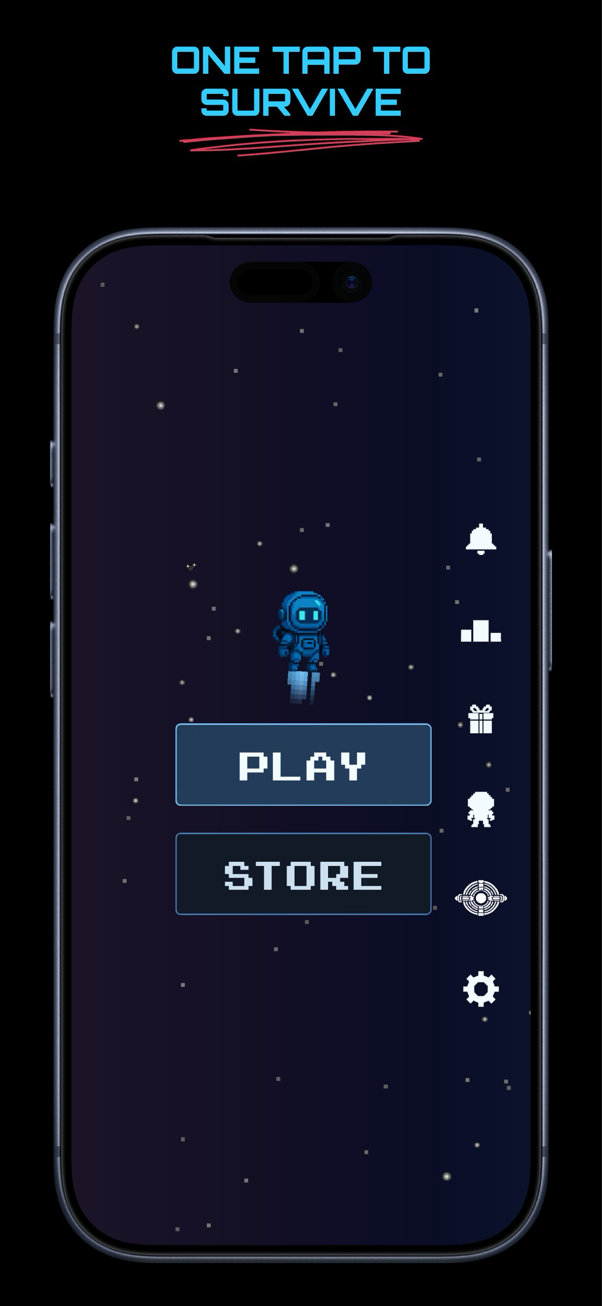 Battery Robot space gameplay screenshot
