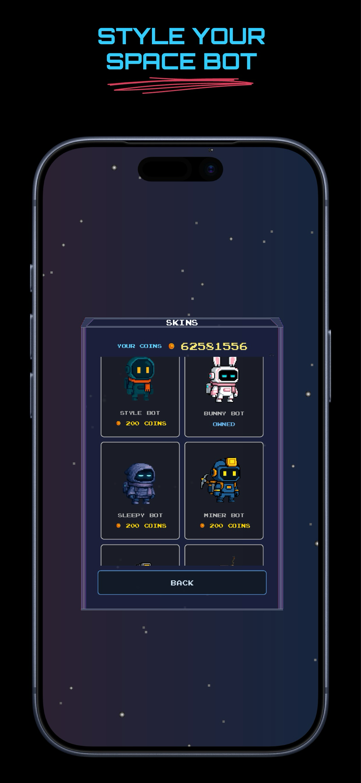 Battery Robot daily rewards and leaderboards screen